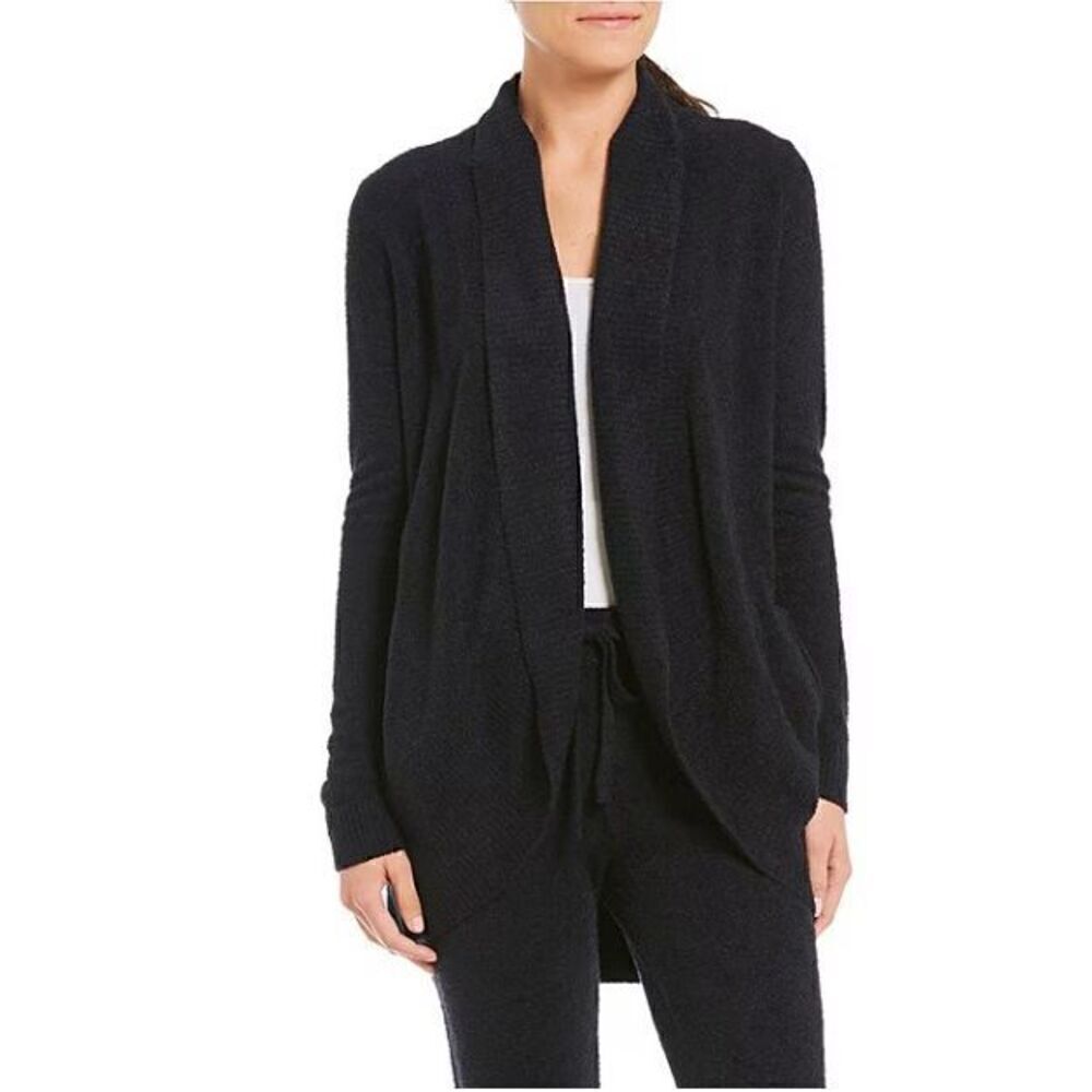 New Barefoot Dreams Bamboo Long Sleeve CozyChic Lite Circle Lounge Cardigan Sz M